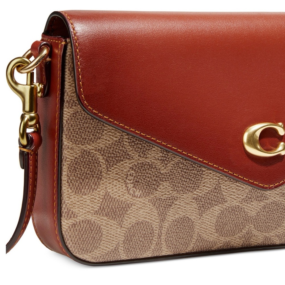 New COACH Signature Coated Canvas Wyn Crossbody with Removable Card Case - Picture 7 of 11